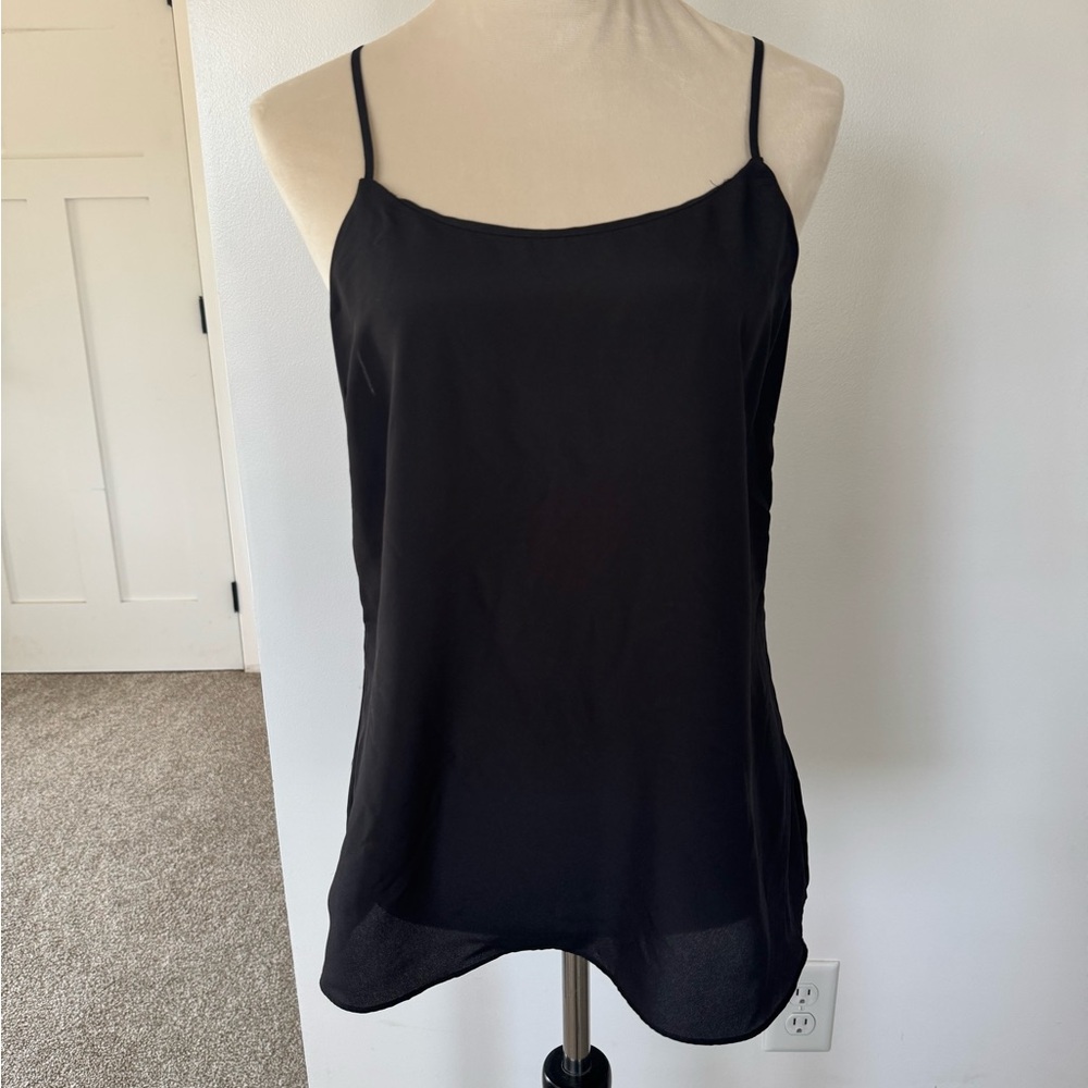 J. Crew Black Fitted Camisole Top